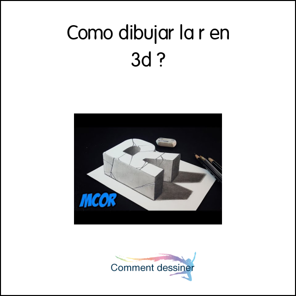 Como dibujar la r en 3d